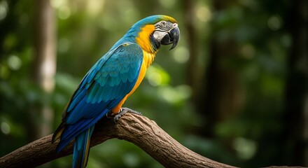 Obraz premium blue and yellow macaw 