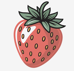 strawberry vector illustration