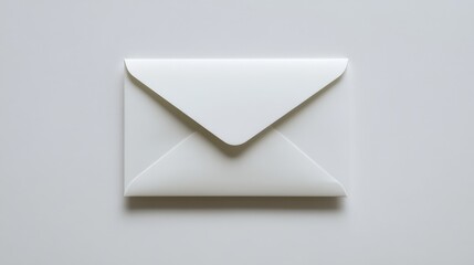 Simple white envelope on a light gray background.
