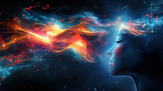 Person Interacting with Digital Interface, Embodying Innovation and Technological Progress