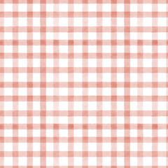 seamless red gingham pattern
