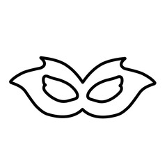 Eye mask line vector