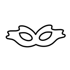 Eye mask line vector