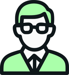Simple Teacher Icon Representing Education Role