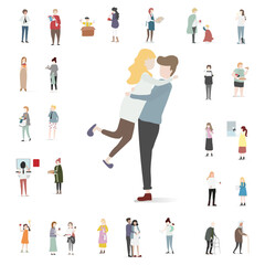 silhouette of peoples