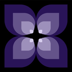 Abstract Chemistry Design - Electron Cloud Motifs with Scientific Aesthetic.