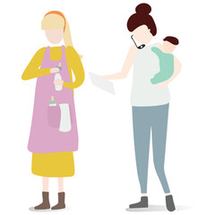 silhouette of peoples