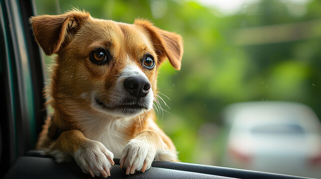 Exploring new destinations a journey with your beloved dog companion by your side