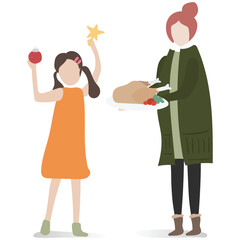 silhouette of peoples