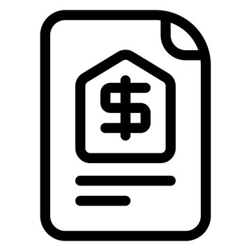 black document with dollar sign clip art preview
