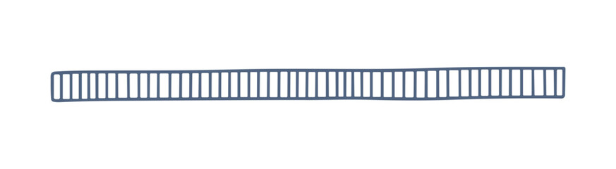 Abstract Blue Fence Vector Icon Illustration