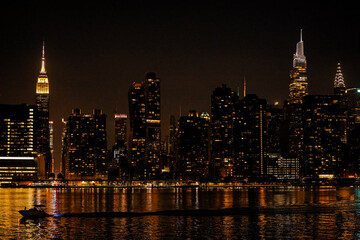 Obraz premium night view of the city