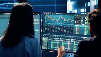 Professional woman uses a digital tablet for business communication in an airport lounge, accessing market data and financial information on the screen - Powered by Adobe