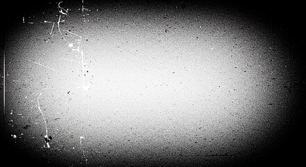 Analog black and white grunge background with film artifacts, for authentic retro film look in motion design projects
