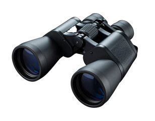 ssential black optical binoculars, providing enhanced vision for observation, explor