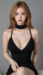 Fototapeta premium 女性, 水着, 長身, スポーツ, オフィス, ビキニ, 日本, 韓国, 中国, アジア, コスプレ, モデル