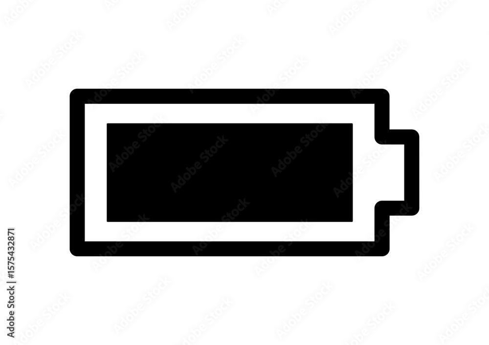 Fototapete High-Quality Battery Icon for Tech Graphics and Mobile App Design Resources