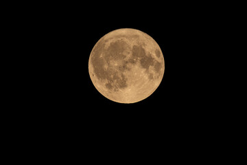 The full Buck Moon was captured on July 10, 2025, glowing brightly in the clear night sky. Its...