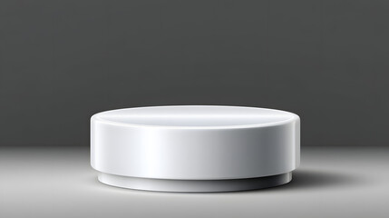 Podium: A sleek, minimalist design featuring a white podium, perfectly suited for showcasing products or concepts with style.
