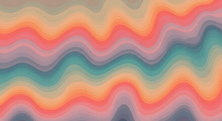 Vibrant Waves: An Abstract Blend of Pastel Hues in a Serene, Flowing Pattern, Calming Pastel Waves: A Smooth Gradient of Abstract Colors in a Tranquil Pattern