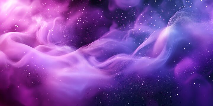 Abstract background with glowing particles, Abstract flowing neon wave purple background, Abstract particles in empty space. Purple Smoke Background Abstract Smoke Wallpaper Blue Smoky Illustrated