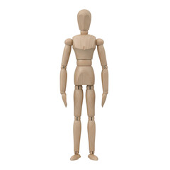 Wooden artist mannequin for drawing