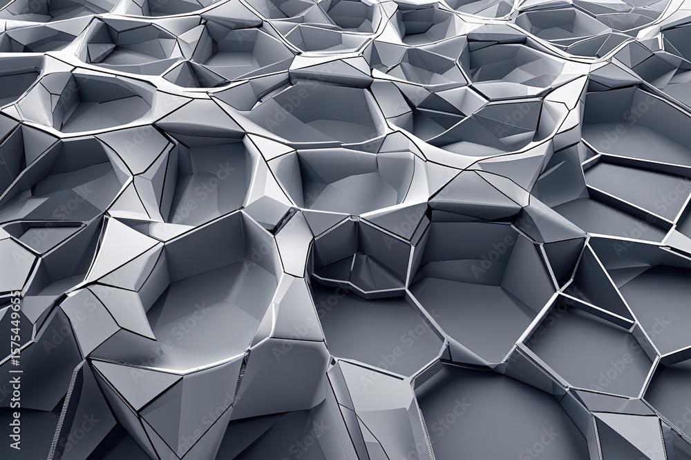 Poster three dimensional mesh design with contour variations for modern backgrounds