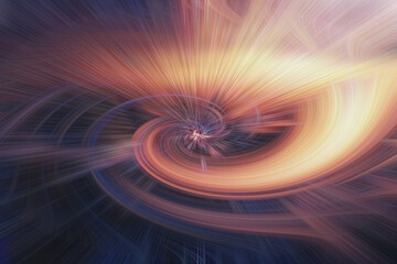 Abstract Blue Light Swirl Energy Wave Background