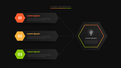Infographics tab paper index template. Vector illustration abstract background. 3 Business step, banner, web design. Business infographic template. 3 Step timeline journey. 3 Step Infographic