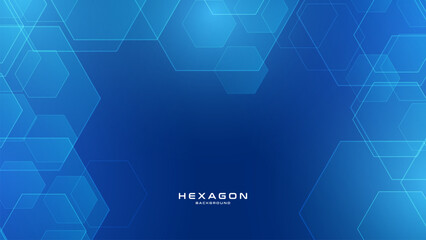 Hexagonal background with a light blue background, featuring a subtle textured pattern. 