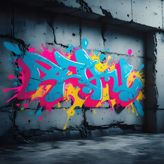 graffiti on the wall