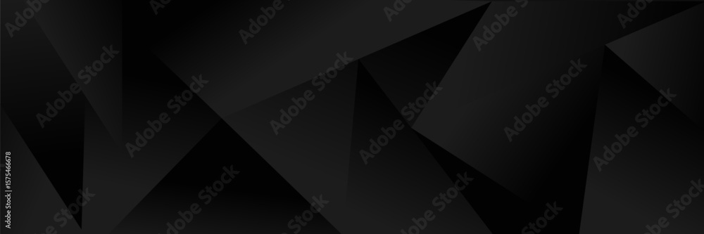 Wall mural abstract dark background featuring a soft black gradient and geometric shapes.