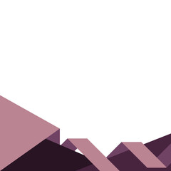 Modern Geometric Footer