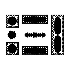 Ornate Geometric Carpet Border Patterns rug pattern