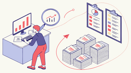 Business analysis and reporting with data analytics for financial growth and investment strategy review process