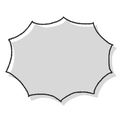 手書き風の爆発吹き出し