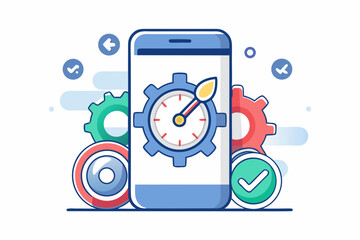 smartphone speed gauge wrench tool gear