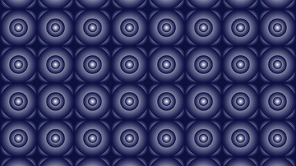 Abstract dark blue background with a pattern of geometric glow circles effect design and decoration.