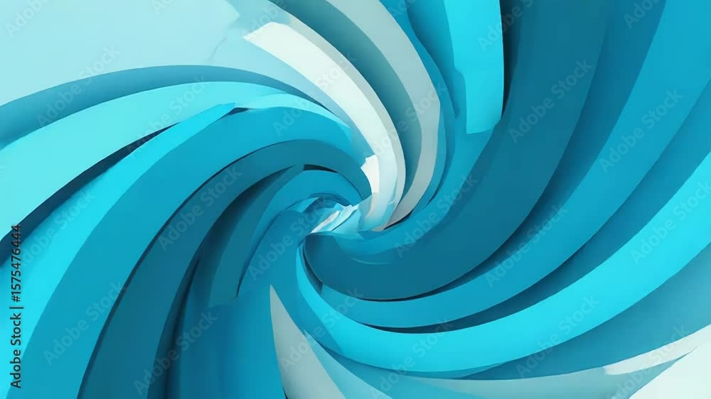 Poster abstract blue swirl creating a mesmerizing vortex