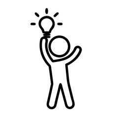 Success Achievement Icon Set &ndash; Editable Line Icons Representing Goal, Motivation, Reward, and Career Growth