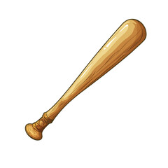 Baseball bat isolated on white 