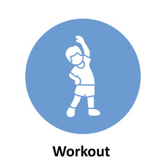 Workout Vector Icon which can easily modify or edit