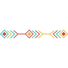 Obraz premium Ethnic Ornament Border