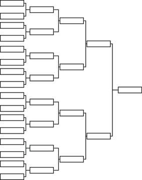16-team bracket for the competition 