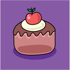 Cupcake Food Illustration