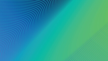 Blue Green Gradient Background with Striped Line Pattern for Fresh, Modern, and Dynamic Visual Design