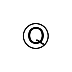 This image shows a bold, black capital letter 