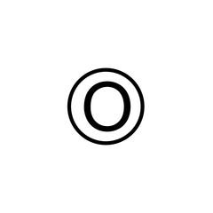 This image shows a bold, black capital letter 