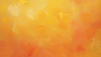 Abstract orange watercolor background with fiery texture and artistic paint design