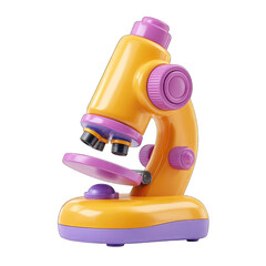 Bright child's toy microscope